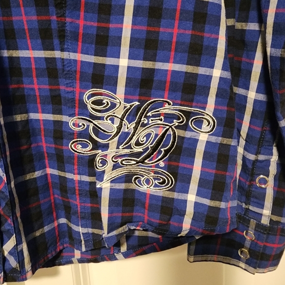 Harley Davidson button up womens size S - Picture 3 of 5